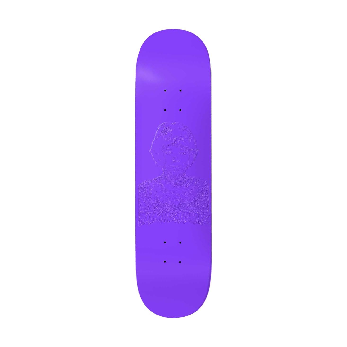 Fucking Awesome Jake Anderson Embossed Photo Purple 8.38" Deck - Venue Skateboards