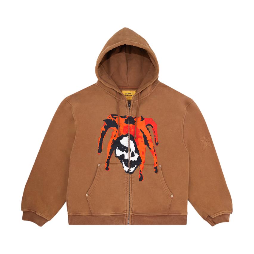 Carpet Jester Hoodie Brown - Venue Skateboards