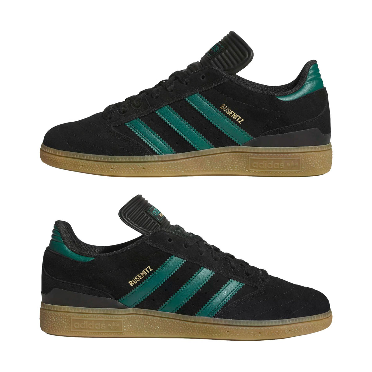 Adidas Busenitz Core Black/Collegiate Green/Gum - Venue Skateboards