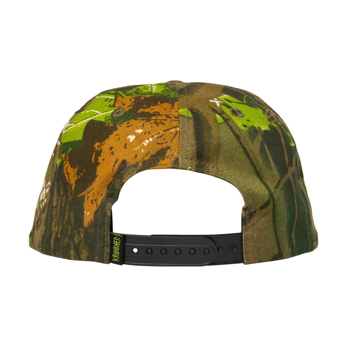 Krooked Eyes Adj. Snapback Hat Tree Camo - Venue Skateboards