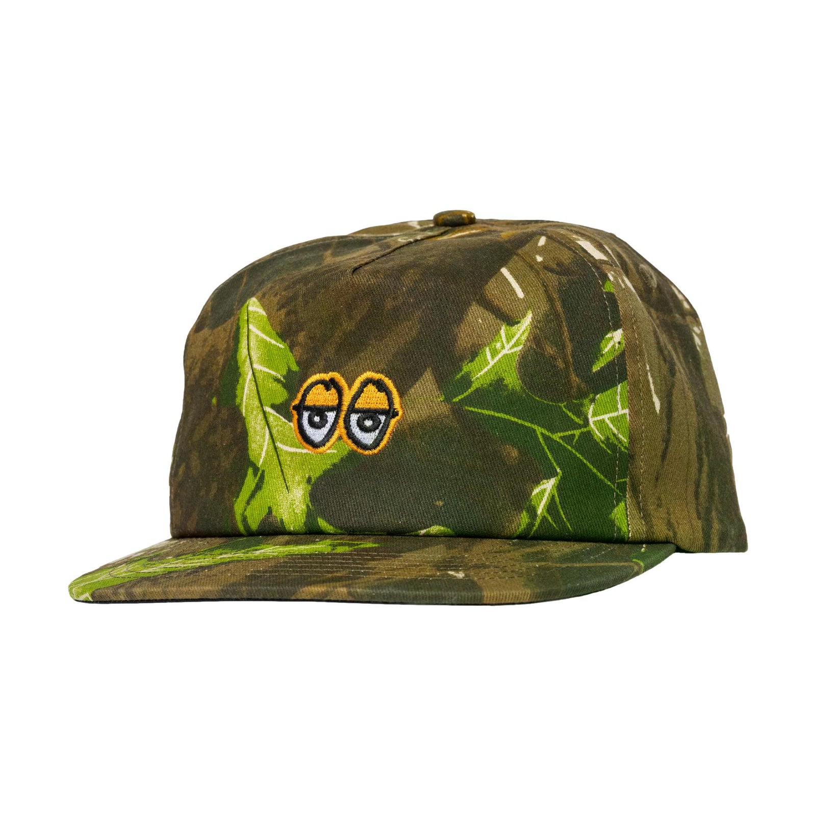 Krooked Eyes Adj. Snapback Hat Tree Camo - Venue Skateboards
