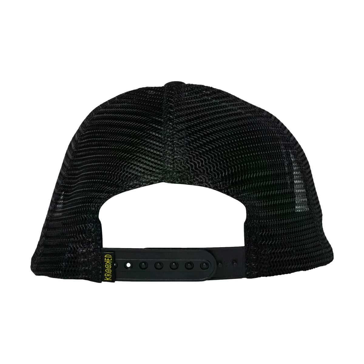 Krooked Kamo Adj. Mesh Snapback Hat Black - Venue Skateboards