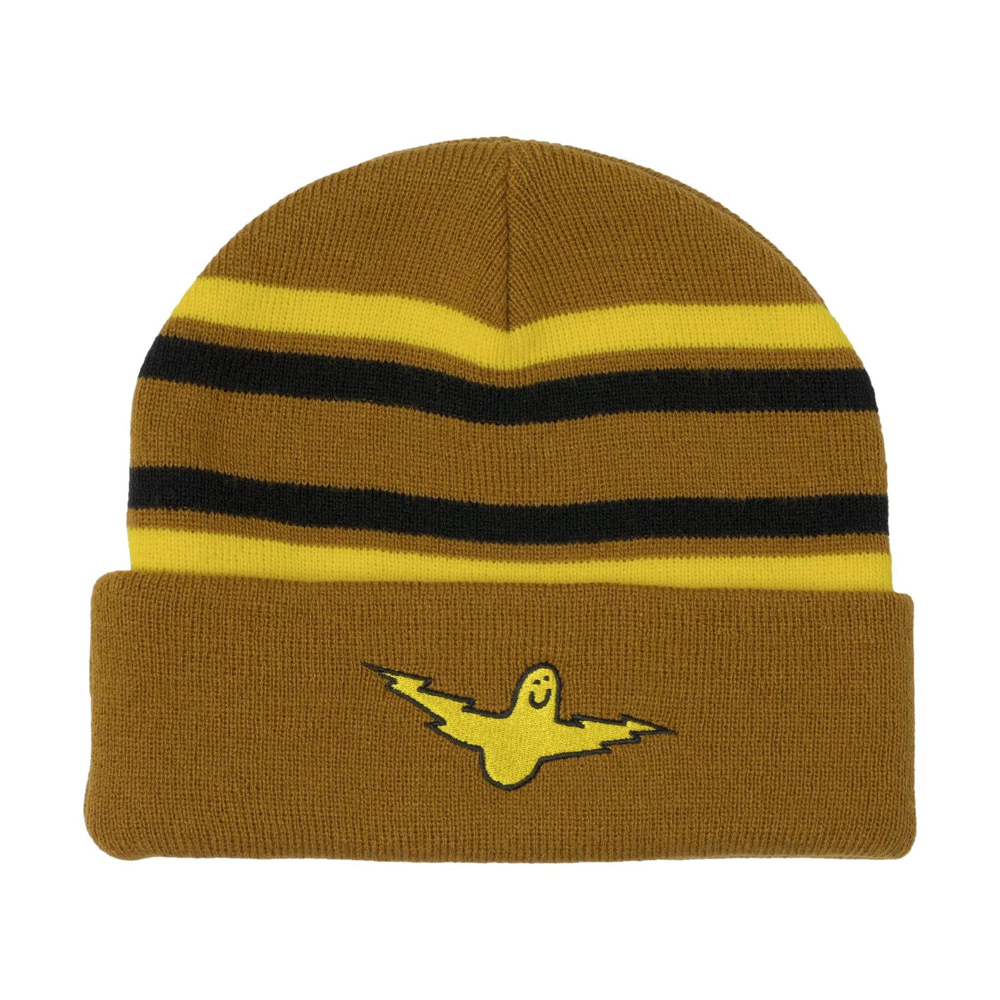 Krooked Bird Lightening Beanie Tan - Venue Skateboards