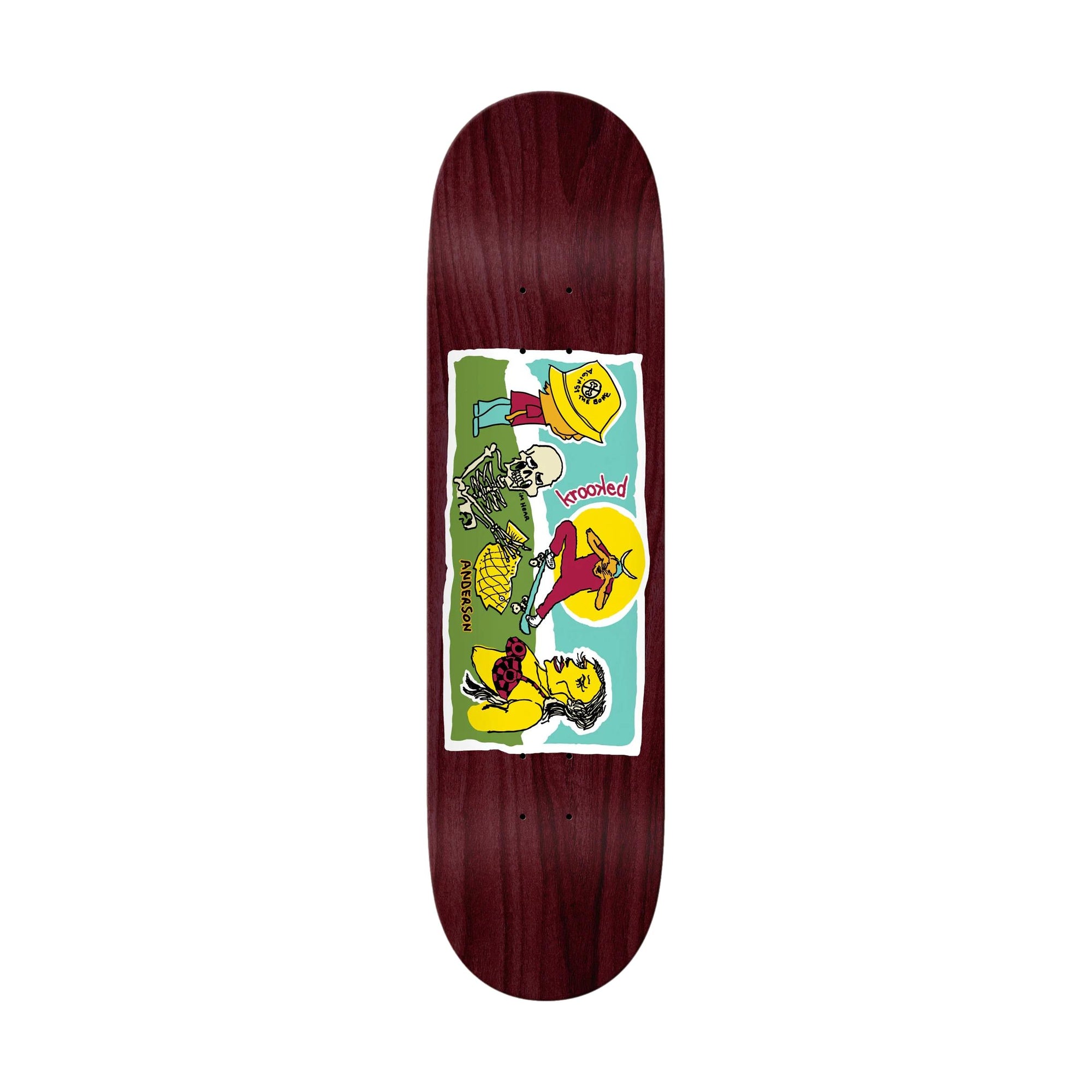 Krooked Manderson Bone 8.38" Deck - Venue Skateboards
