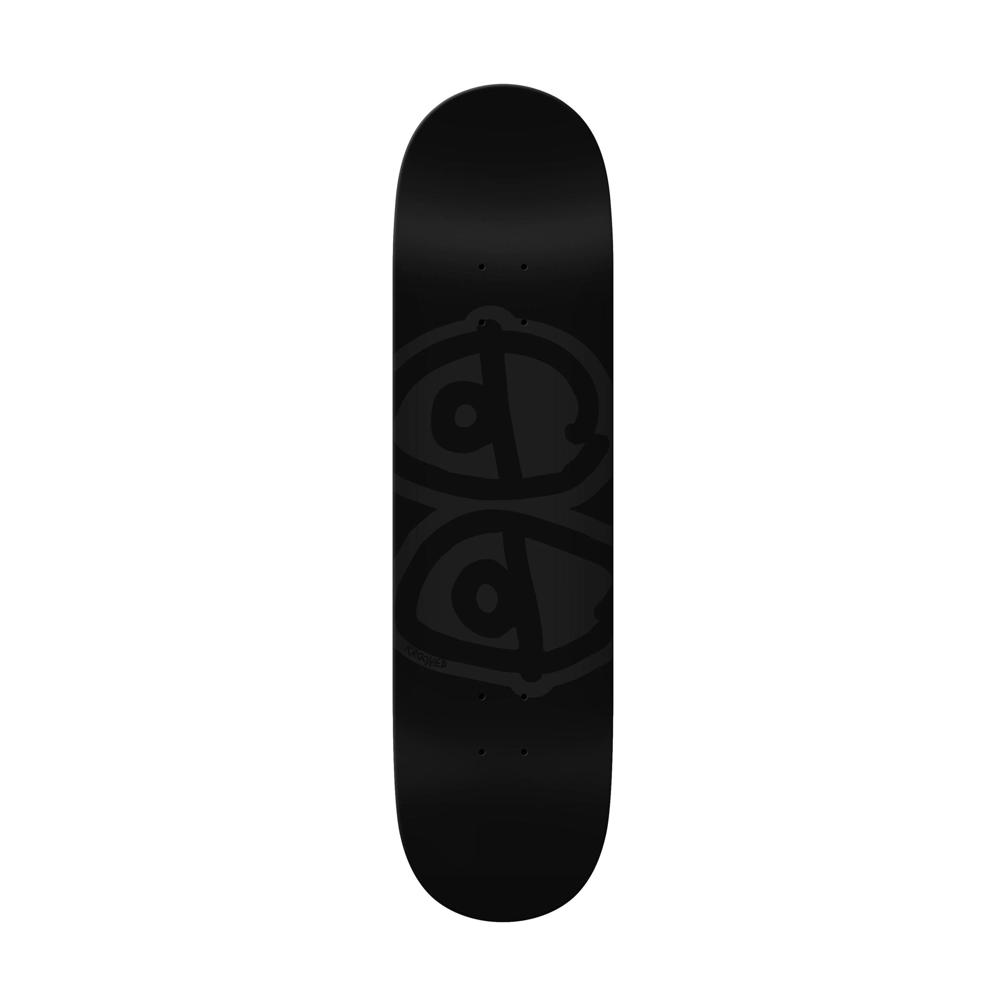 Krooked Team Eyes Black 8.5" Deck - Venue Skateboards