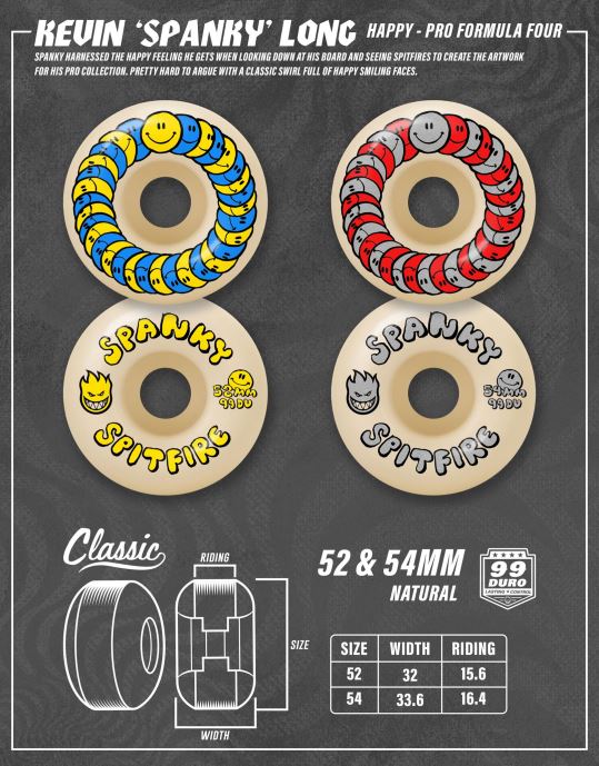 SF F499a Kevin Spanky Long Happy Classics - Venue Skateboards