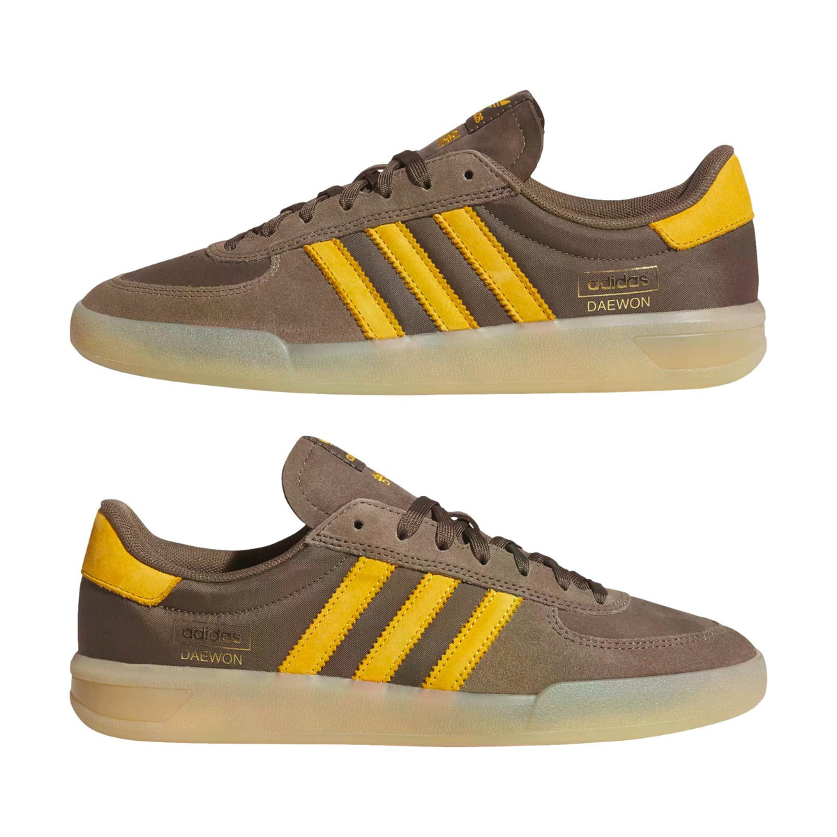 Adidas Glenburn X Daewon Sneakers Earth Strata/Crew Yellow/Gum - Venue Skateboards