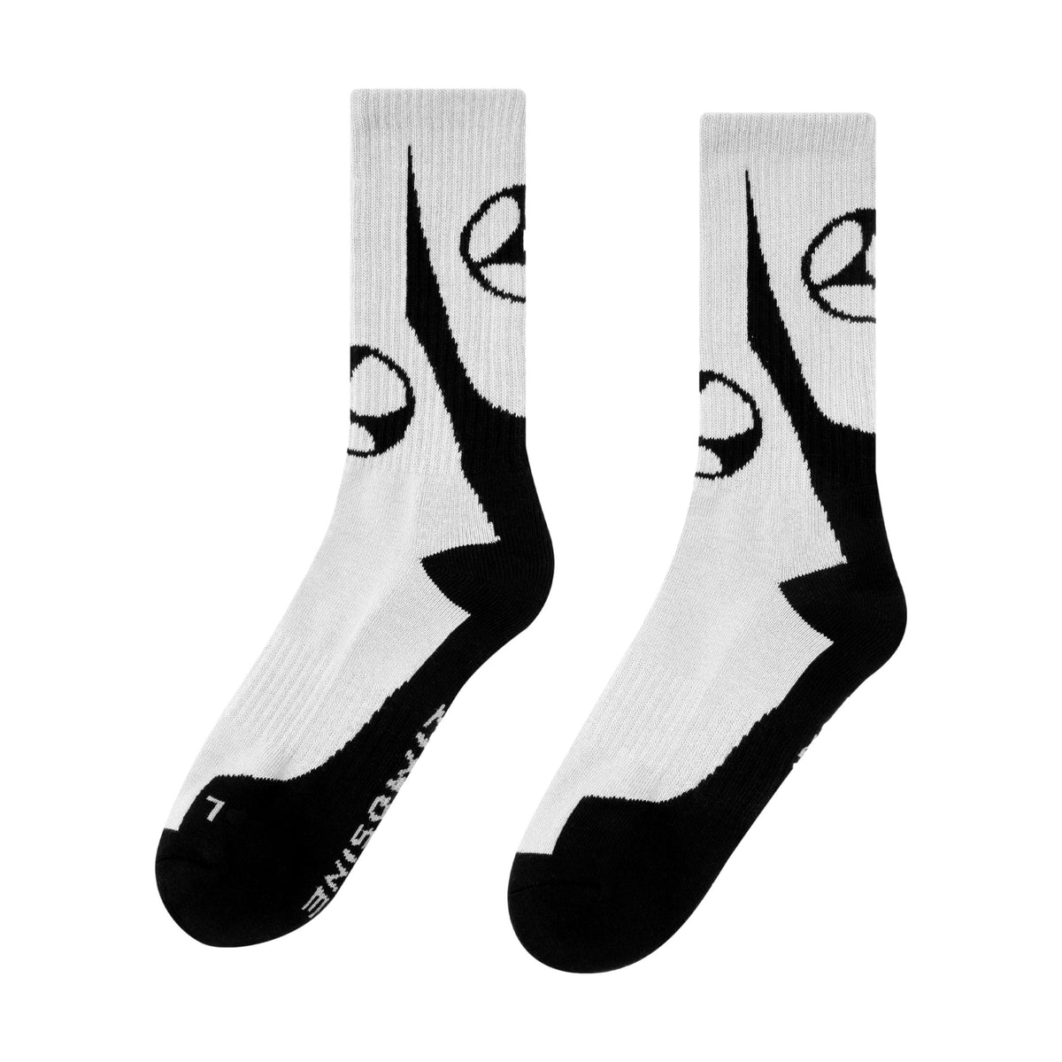 Limosine Leddy Socks Grey/Black - venue Skateboards