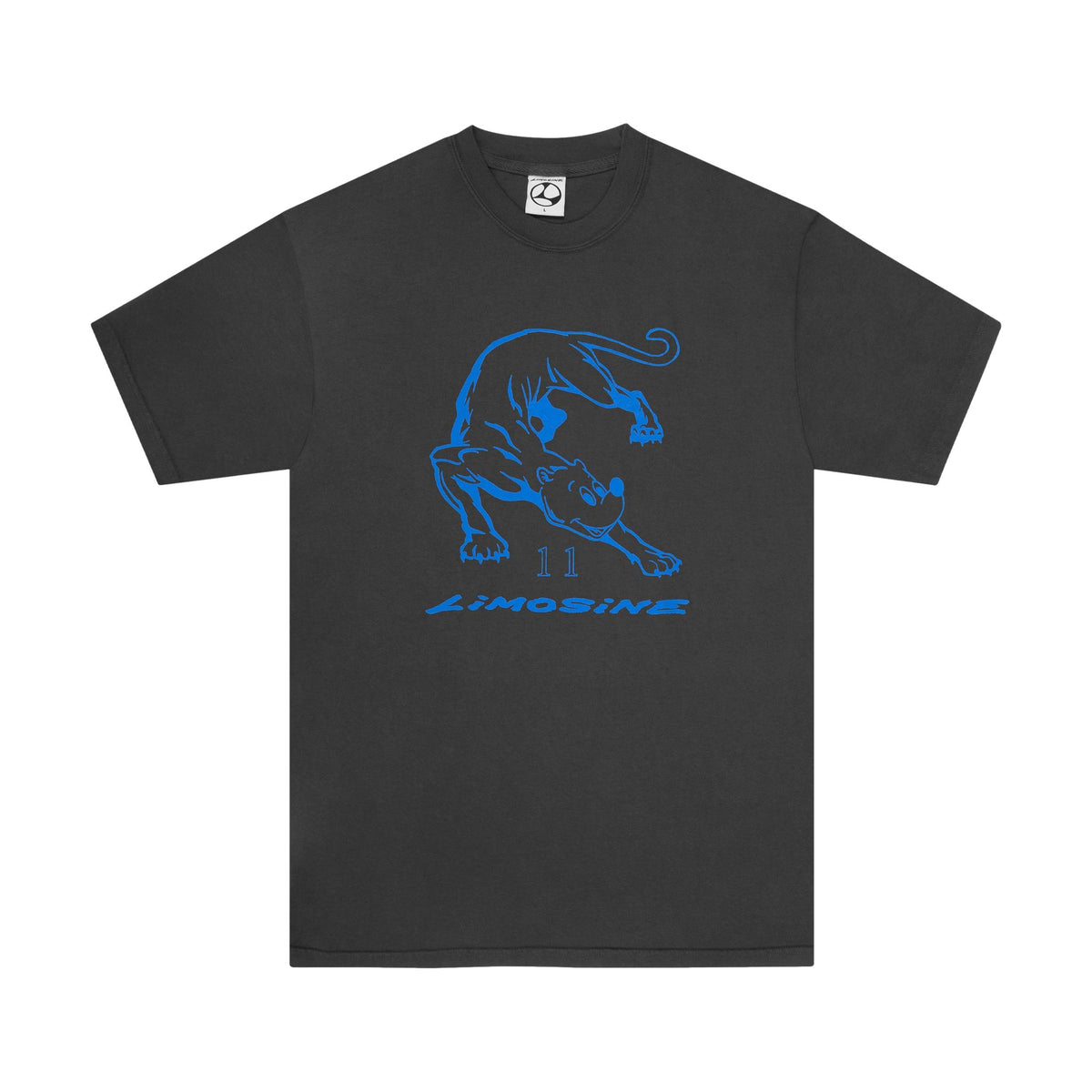 Limosine Panther Tee Pepper (Pigment Dyed) - Venue Skateboards