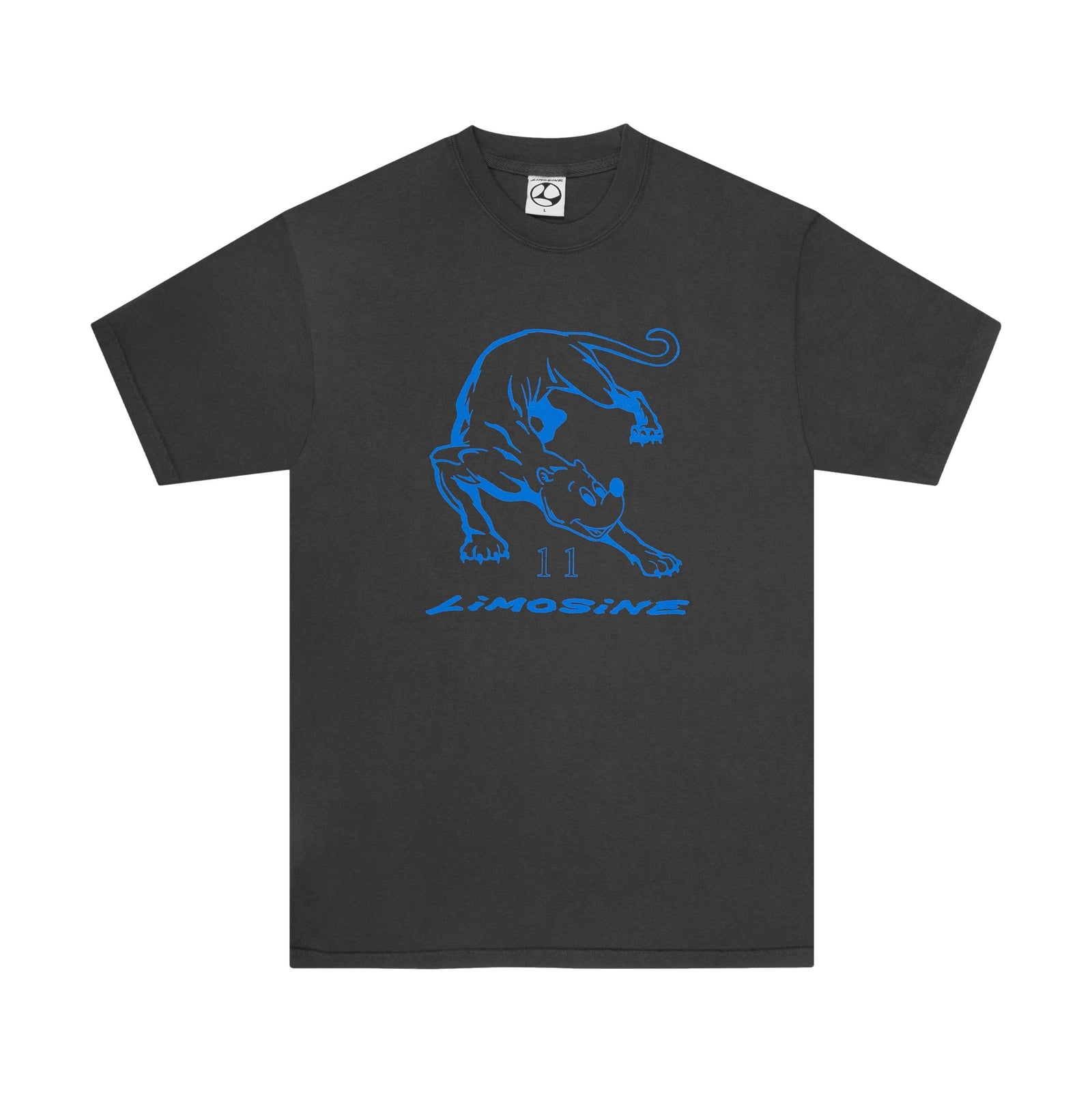 Limosine Panther Tee Pepper (Pigment Dyed) - Venue Skateboards