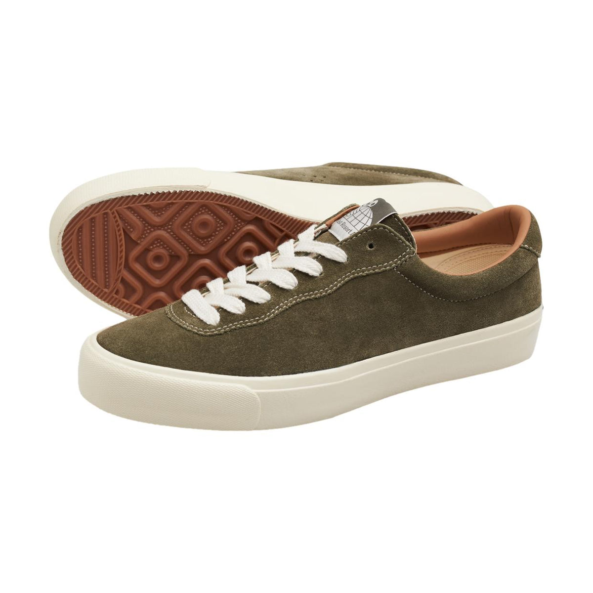 Last Resort VM001 Lo Suede Olive/White - Venue Skateboards