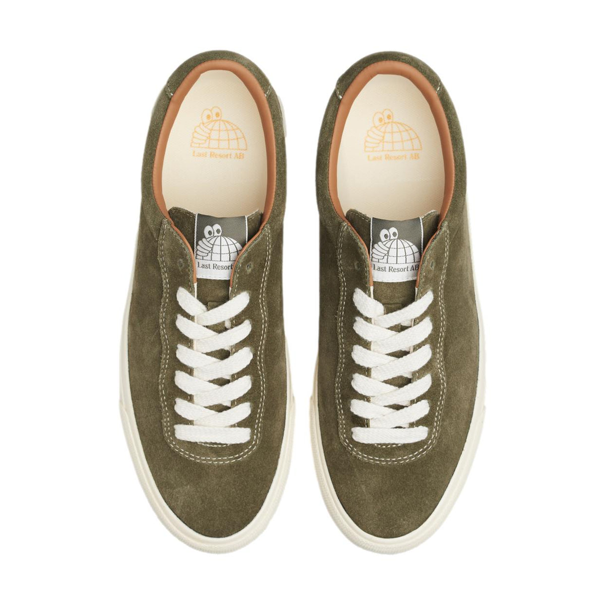 Last Resort VM001 Lo Suede Olive/White - Venue Skateboards