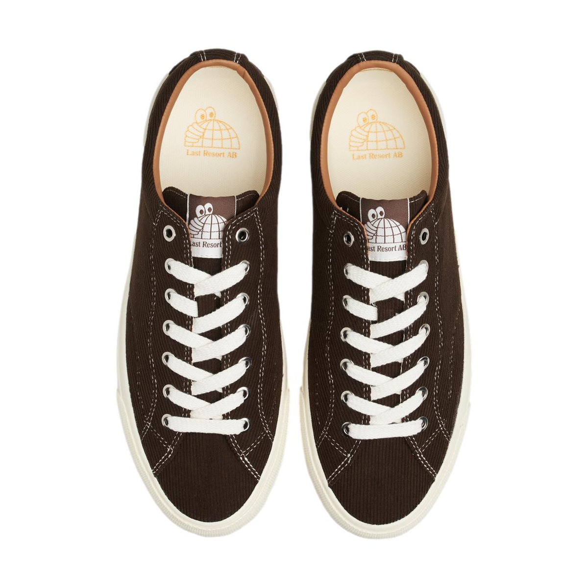 Last Resort VM003 LO Cord Dark Brown/White - Venue Skateboards