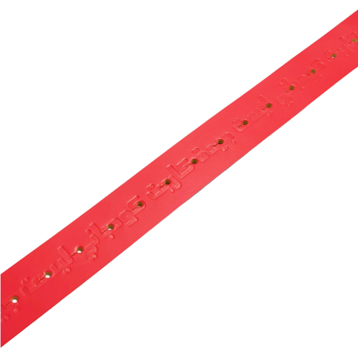 Carpet Company Leather Belt With Buckle Red - Venue Skateboards