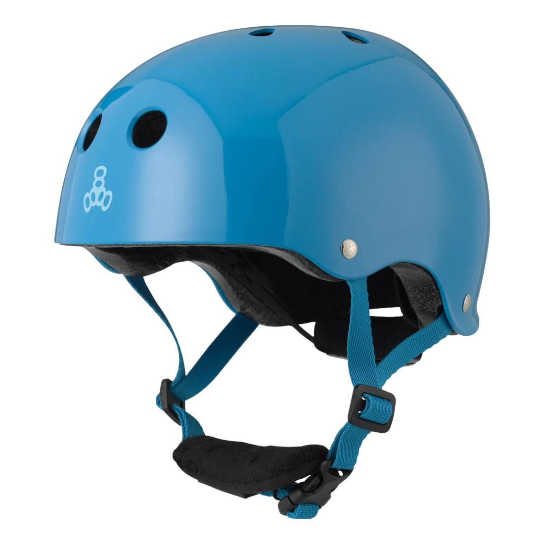 Triple 8 Lil 8 Helmet Gloss Blue - Venue Skateboards