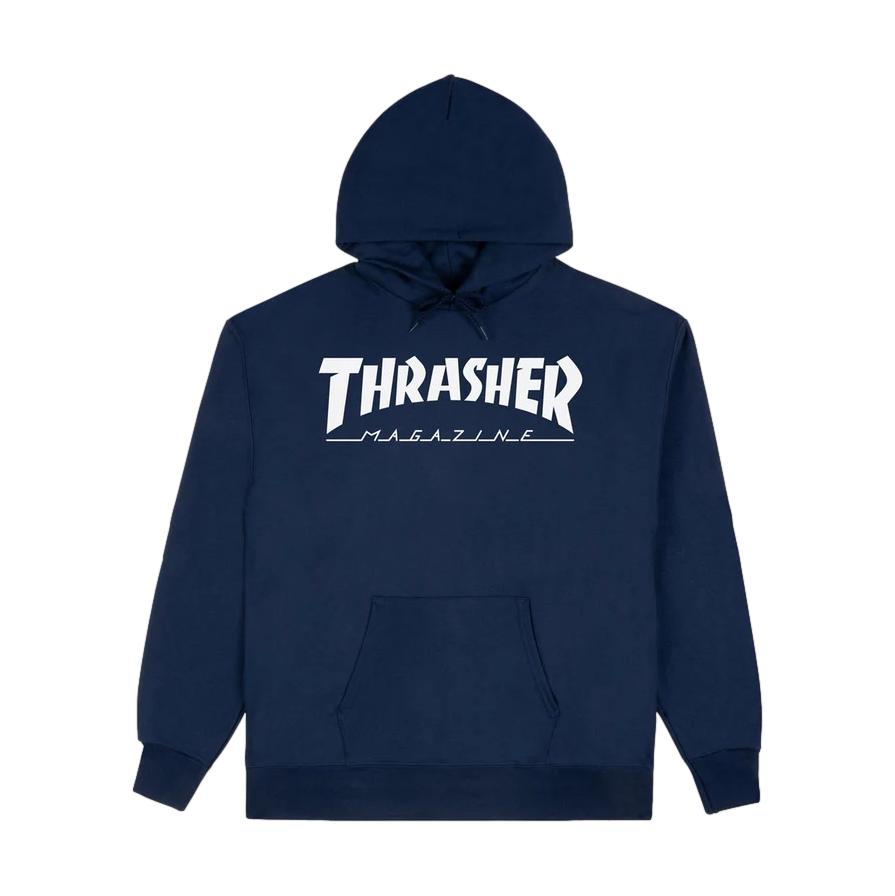 Thrasher Skate Mag Hood Navy - Venue Skateboards