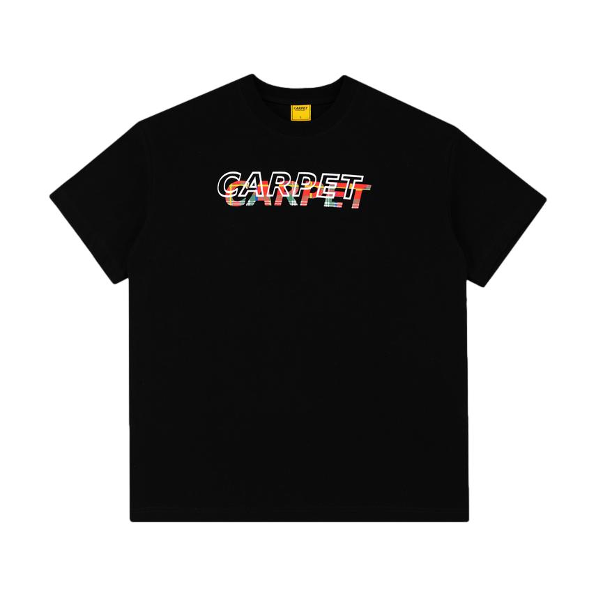 Carpet Misprint Tee Black - Venue Skateboards