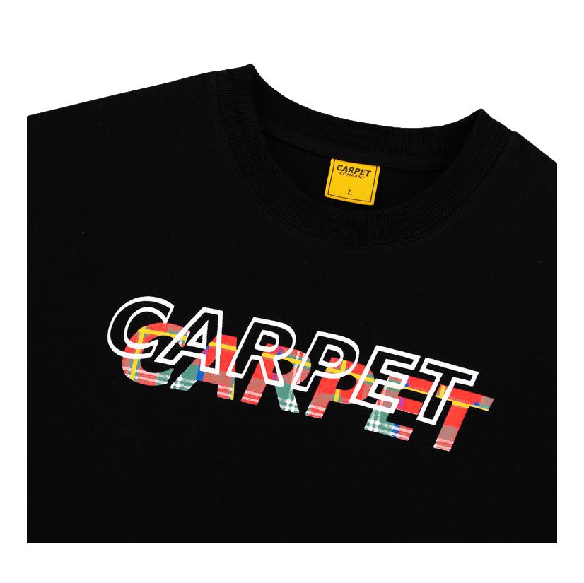 Carpet Misprint Tee Black - Venue Skateboards