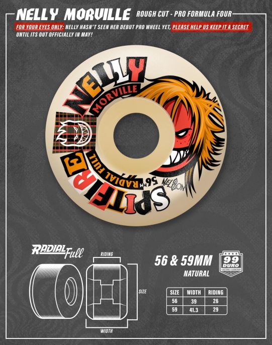 SF F499 Morville Rough Cut Radial Full Wheels - Venue Skateboards