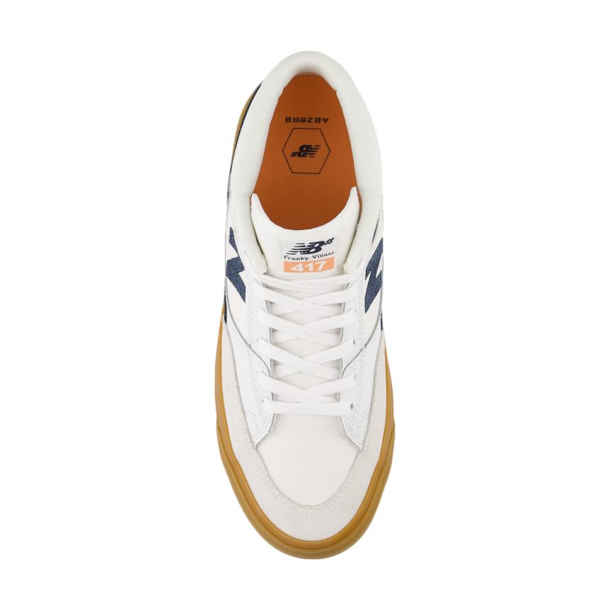 New Balance Villani 417 Hi White/Gum - Venue Skateboards