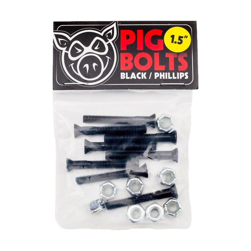 Pig Phillip Hardware 1.5" Black - Venue skateboards