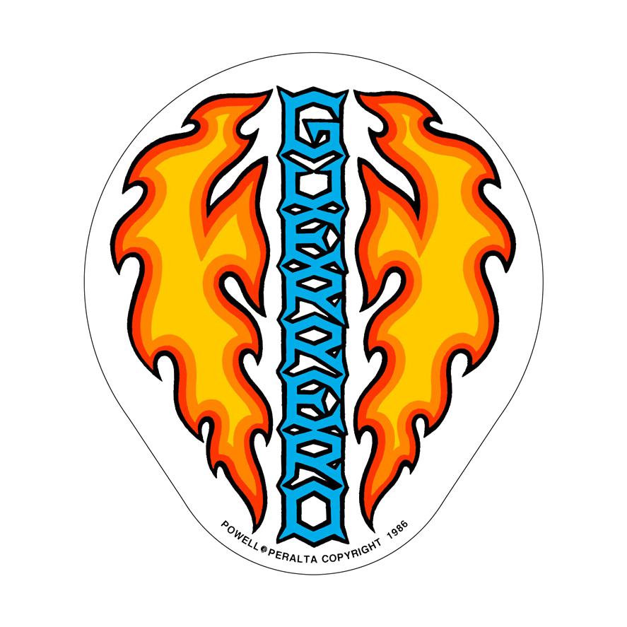 Powell Peralta dragon wheels sticker 4.5” – Daville Skate Shop