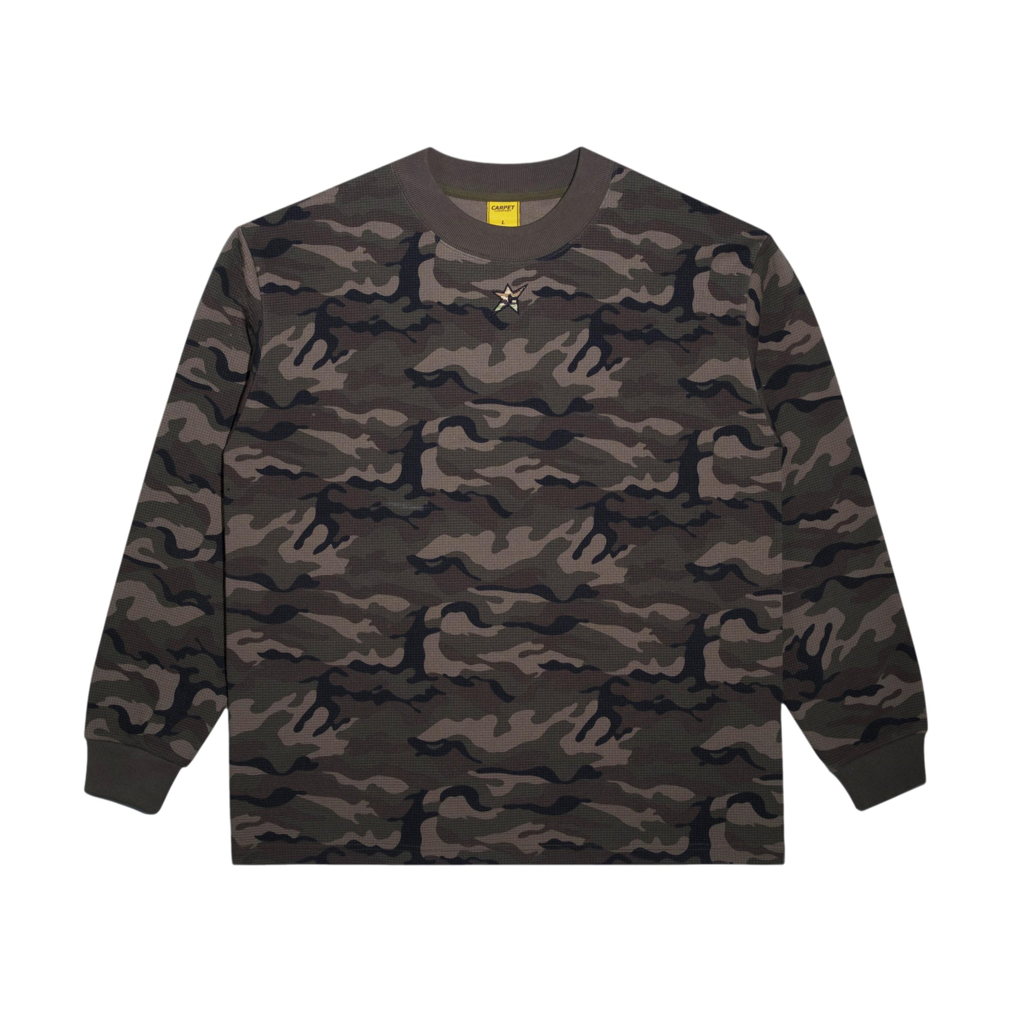 Carpet Longsleeve Thermal Camo - Venue Skateboards