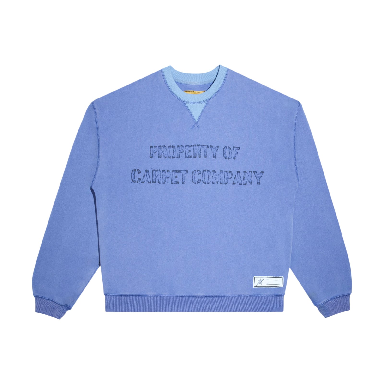 Carpet Property Crewneck Washed Blue - Venue Skateboards