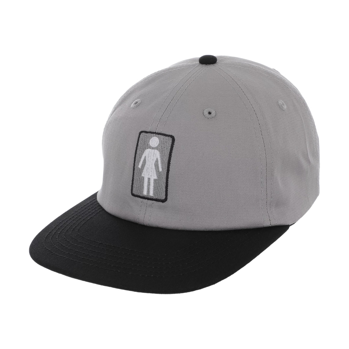 Girl Classic OG Snapback Hat Grey/Black - Venue Skateboards