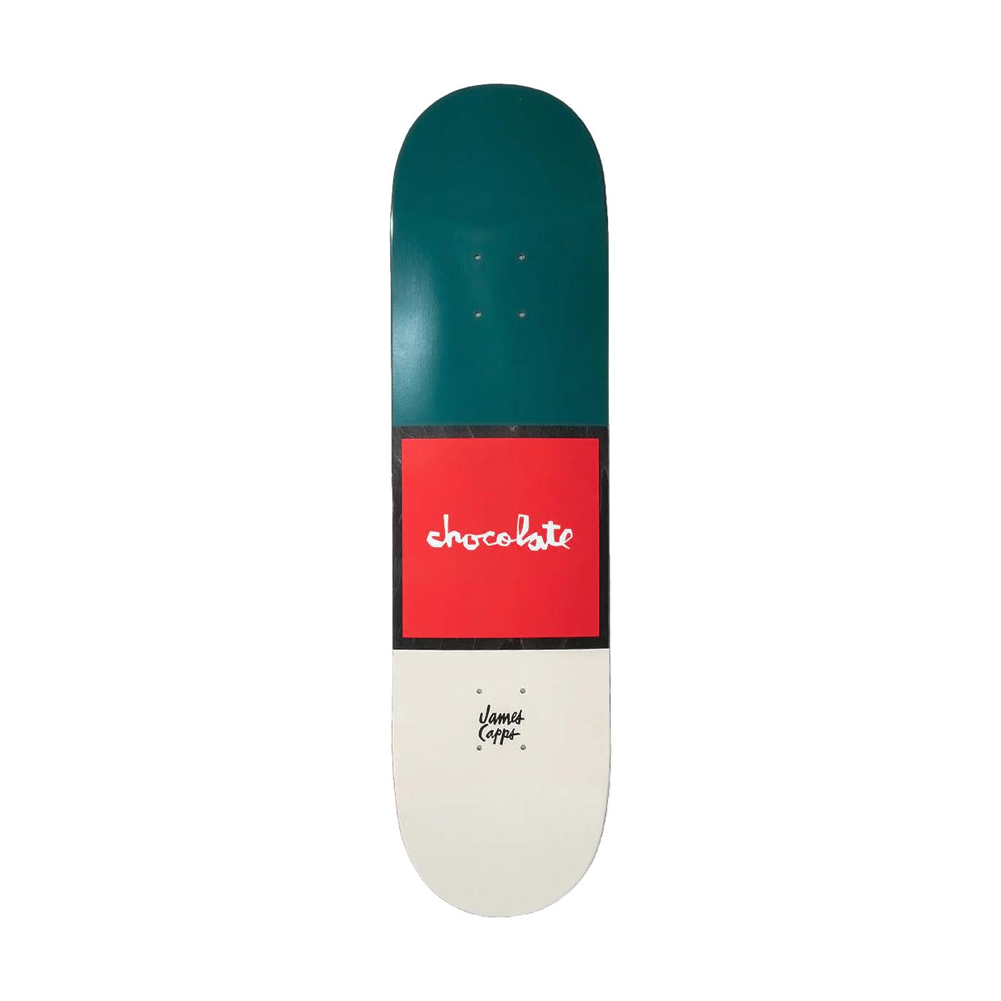 Chocolate Capps Red Square Deck 8.25 - Venue Skateboards