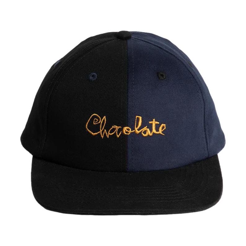 Chocolate Skrunk 6 Panel Cap Black/Blue - Venue Skateboards