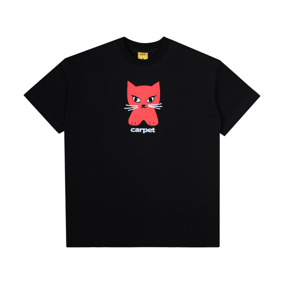 Carpet Company Cat Tee Black
