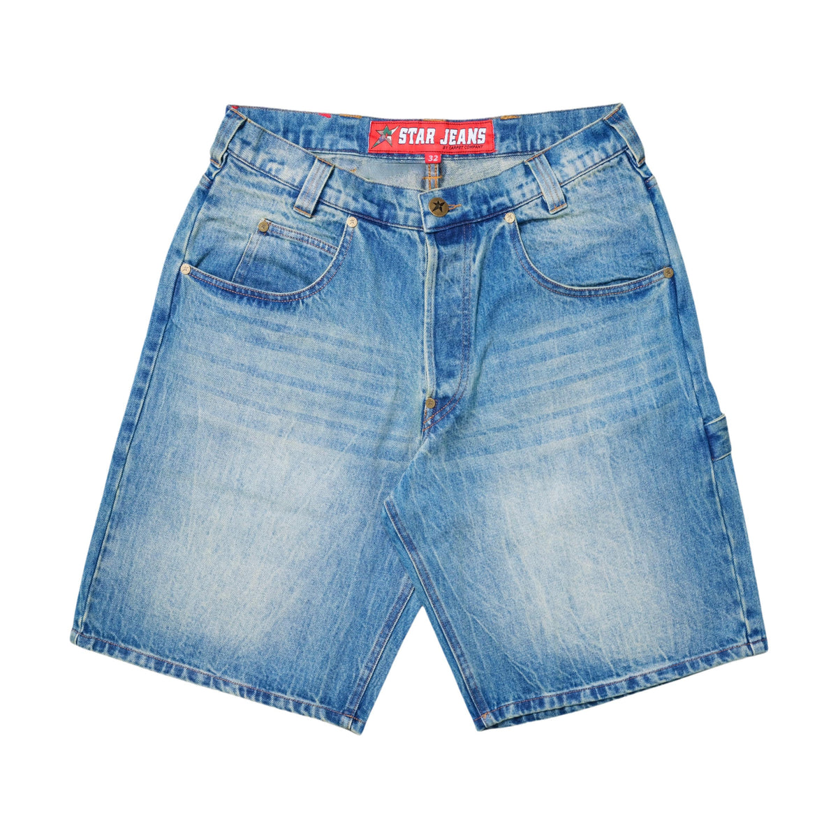 Carpet Company Faded C-Star Denim Shorts