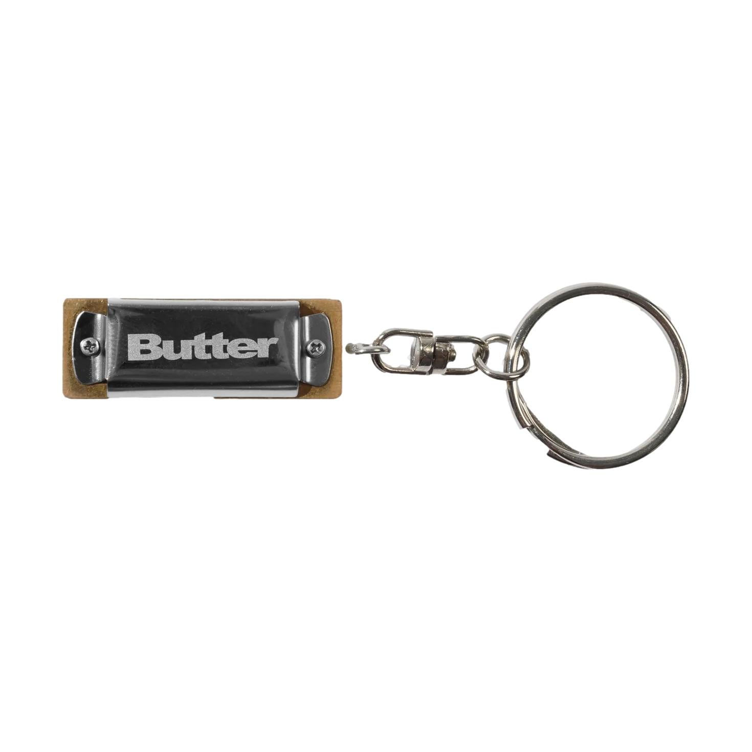 Butter Roach Hermonica Keychain Silver - Venue Skateboards