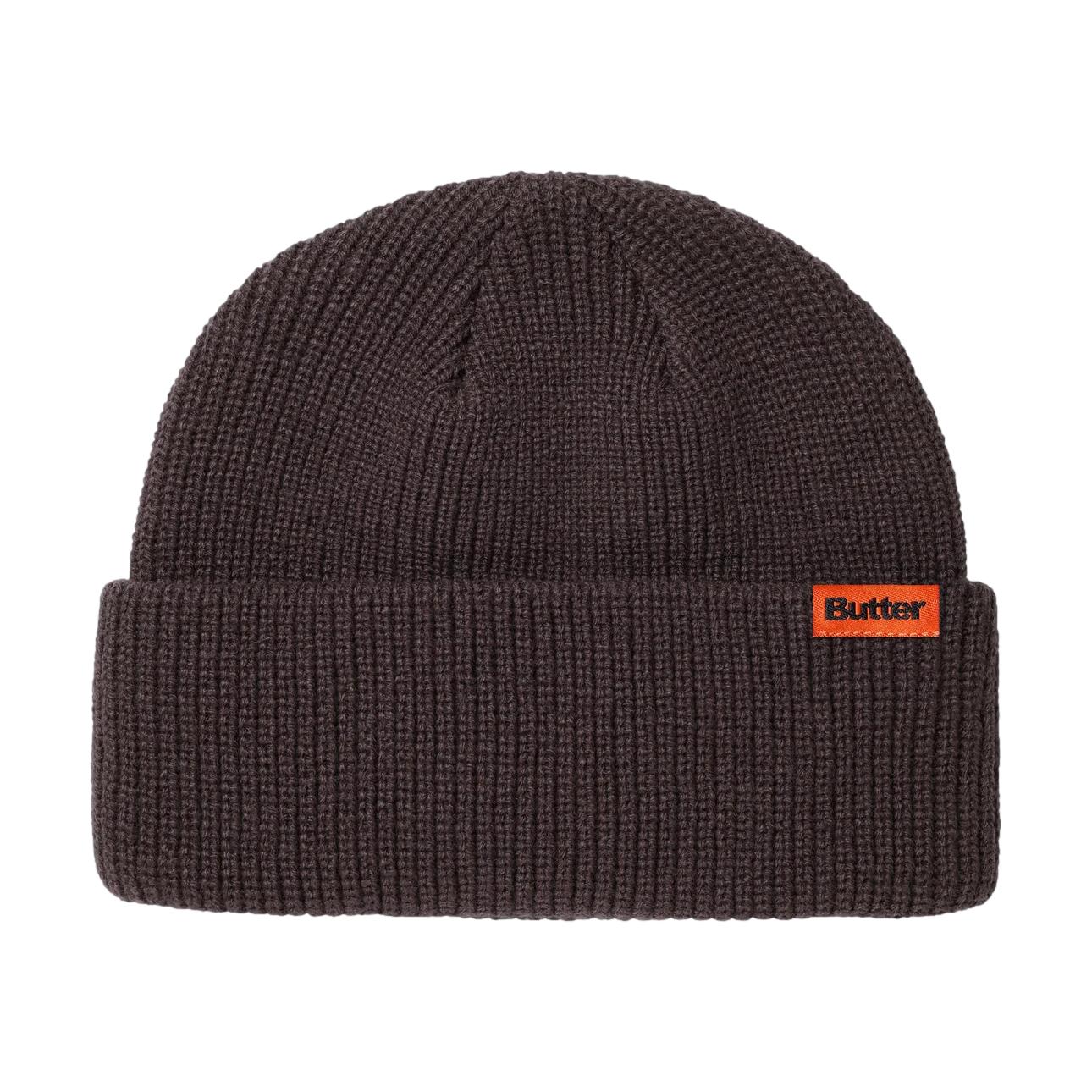 Butter Tall Wharfie Beanie Chocolate - Venue Skateboards