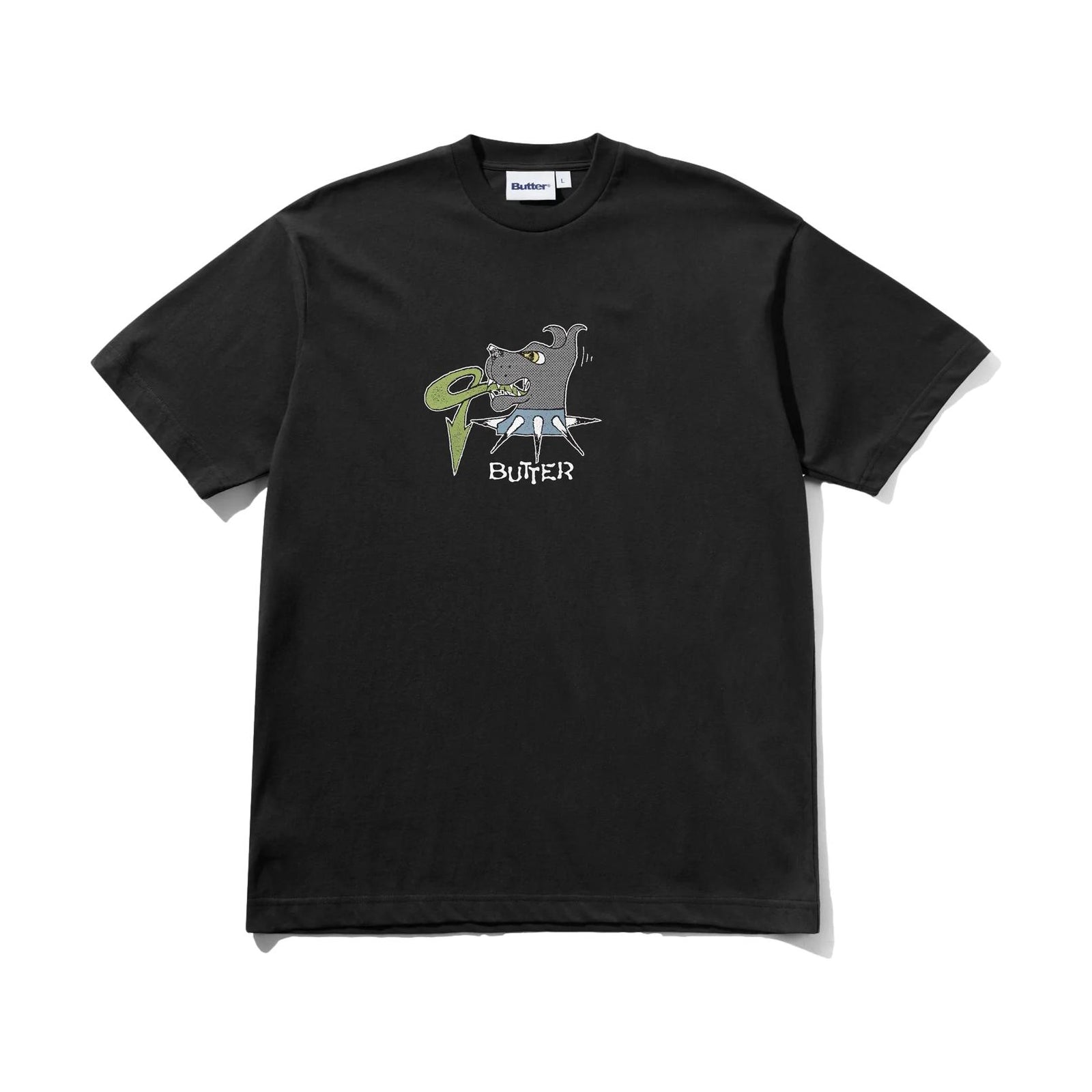 Butter Canine Tee Black - Venue Skateboards