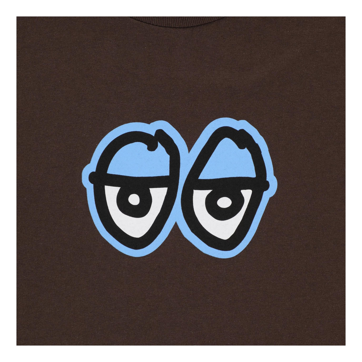Krooked Eyes Logo Tee Brown/Blue