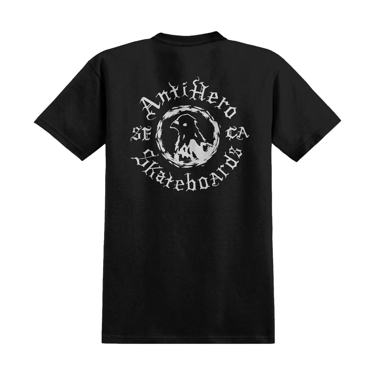 Anti Hero Pigeon Motion Shortsleeve Tee Black/White - Venue Skateboards