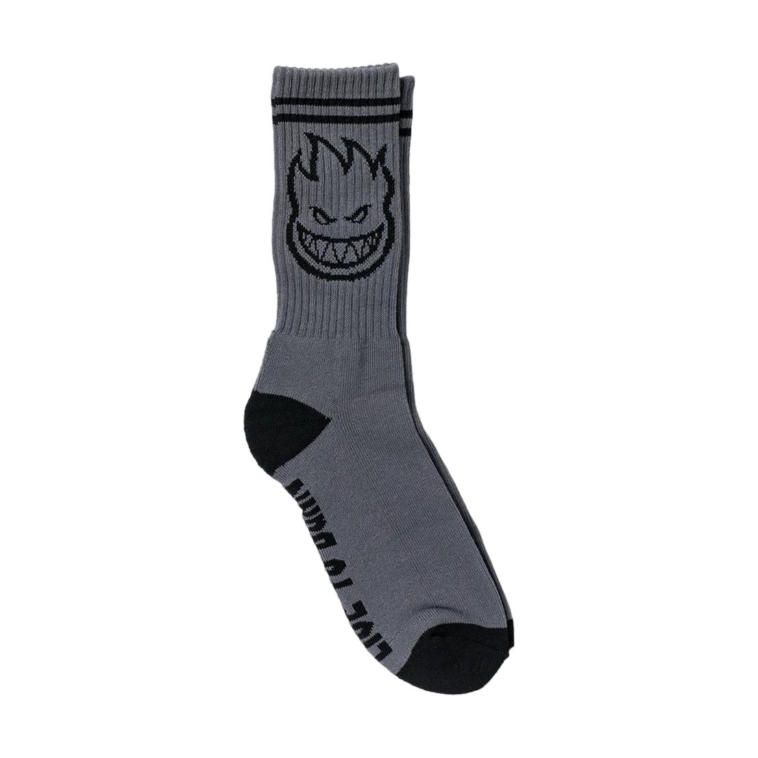 Spitfire Bighead Sock Charcoal/Black - Venue Skateboards