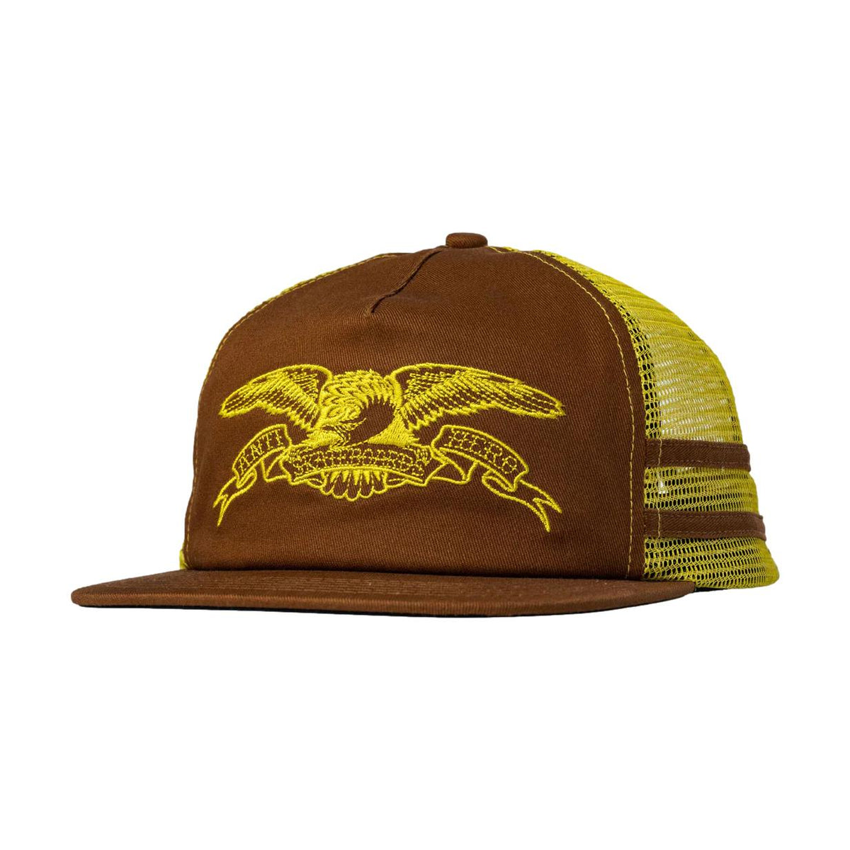 Anti Hero Basic Eagle Snapback Brown/Mustard