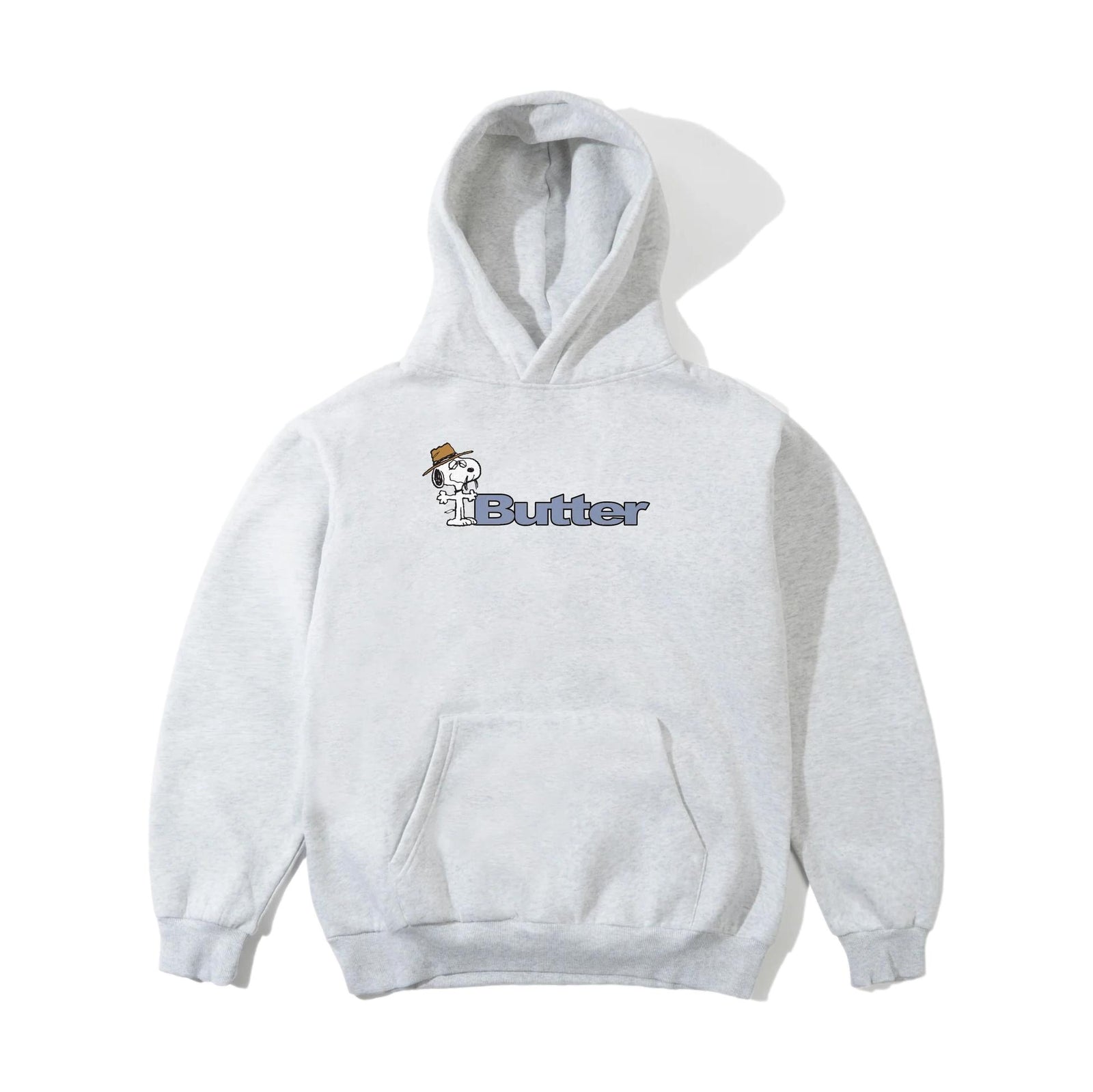 Butter Spike Logo Pullover Hood Ash - Venue Skateboards