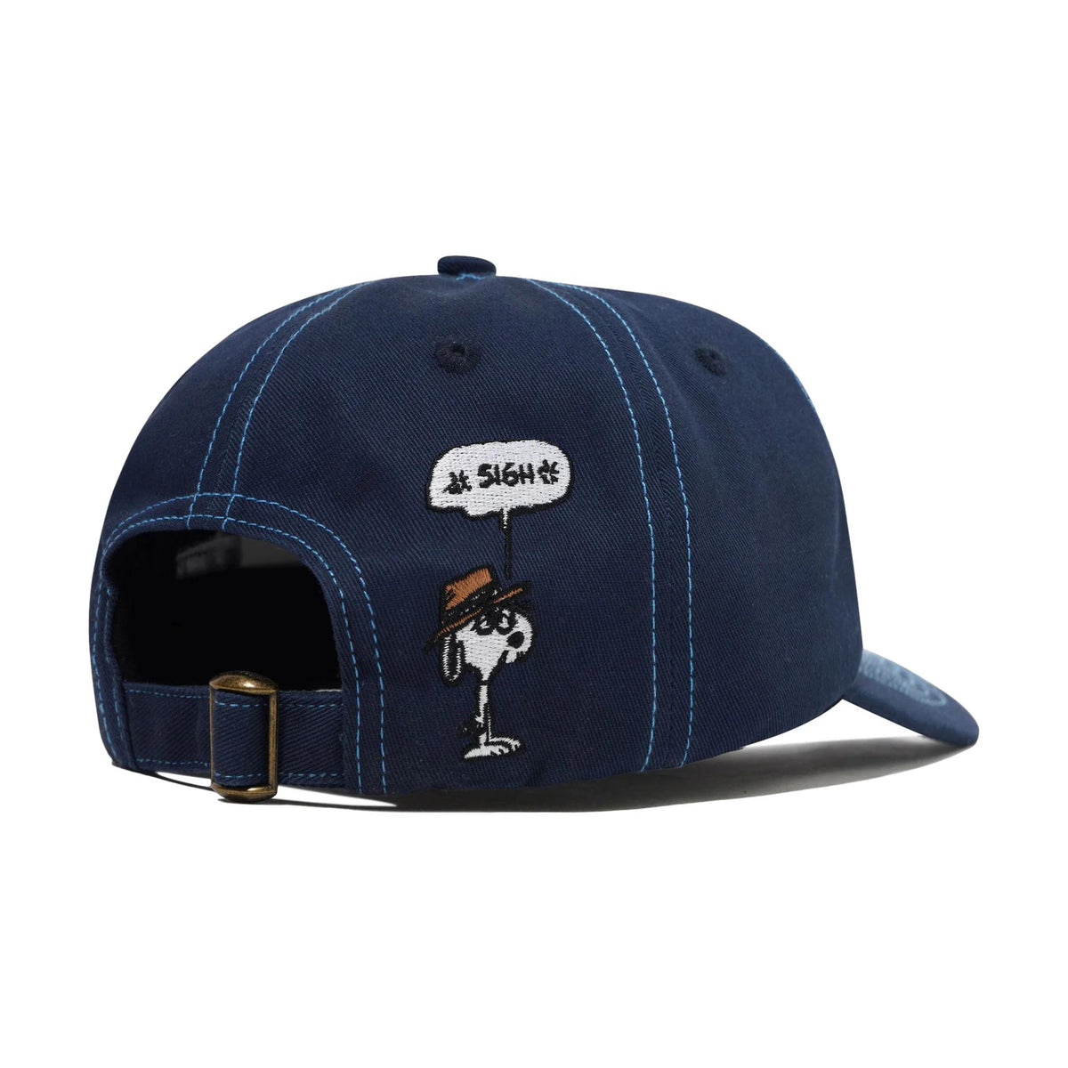 Butter Spike 5 Panel Cap Navy/Light Blue