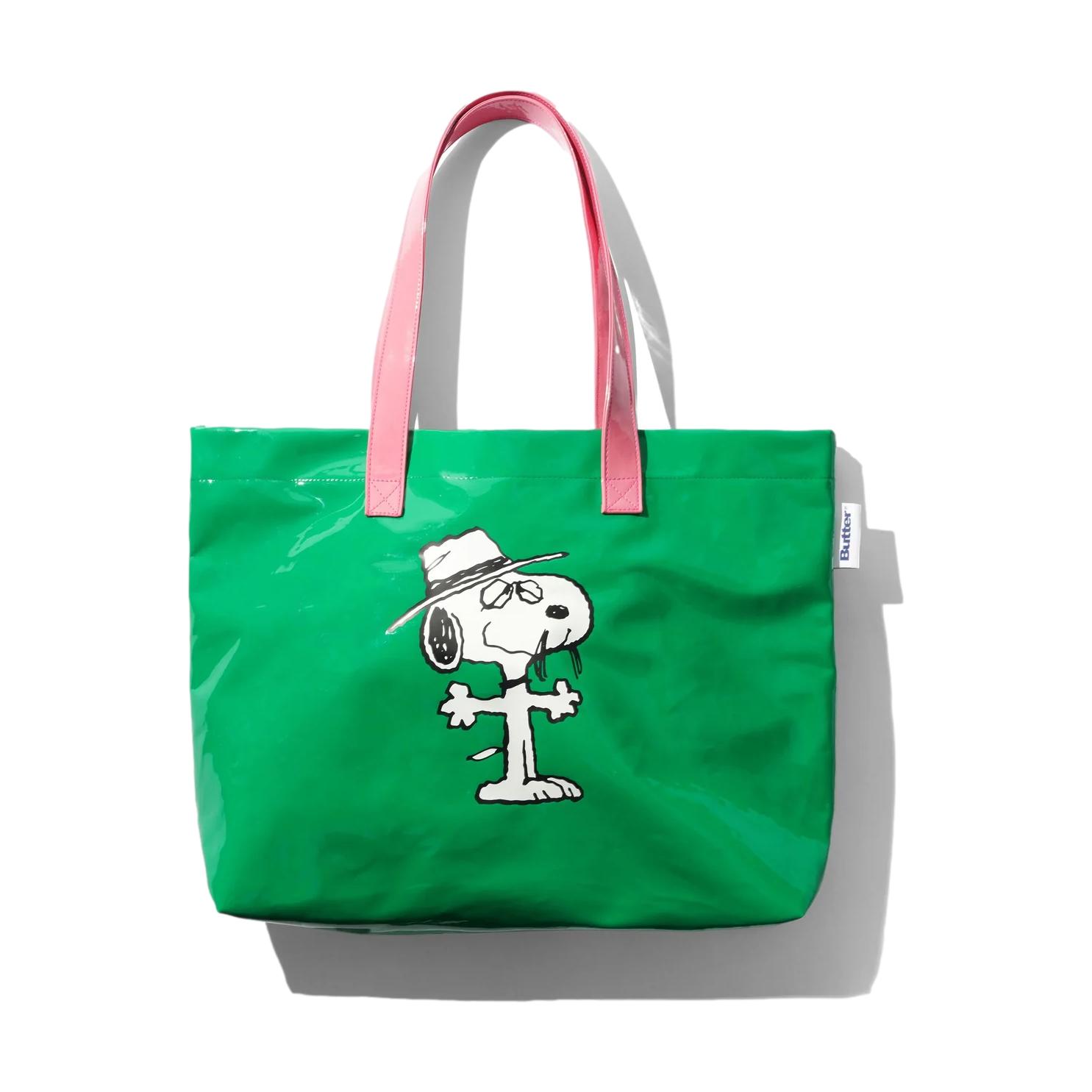Butter Shopper Tote Green/Light Pink - Venue Skateboards