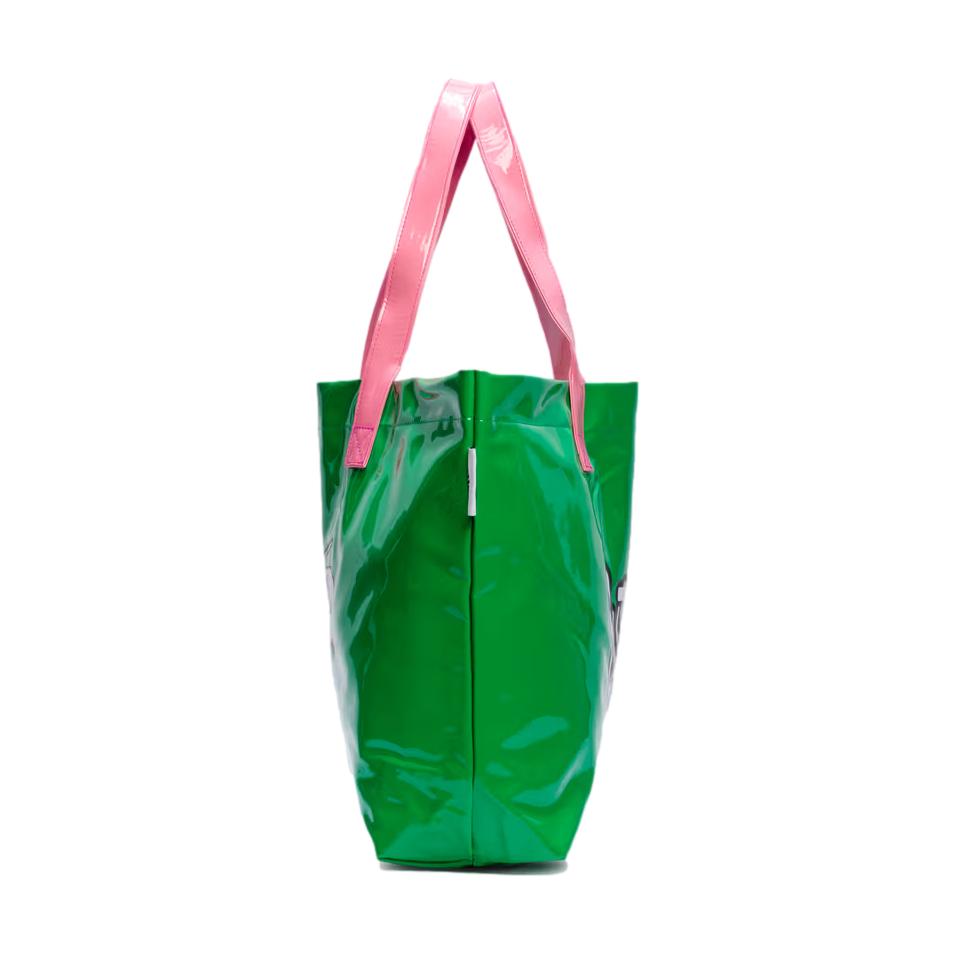 Butter Shopper Tote Green/Light Pink