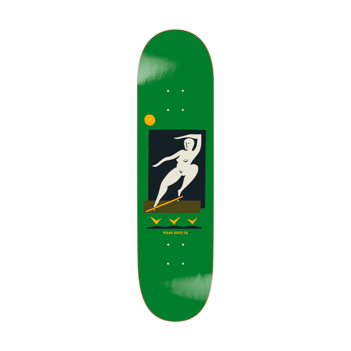 Polar Bs Smith (Green) 7.875" Deck - Venue Skateboards