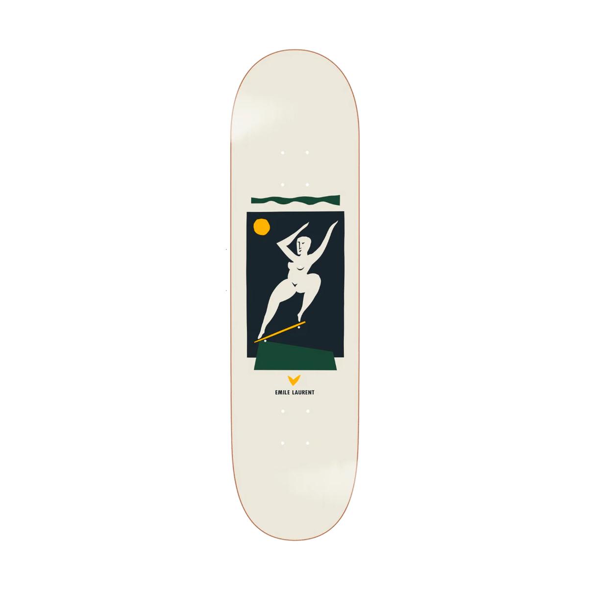 Polar Emile Laurent Crooks (Cream) 8.125" Deck - Venue Skateboards