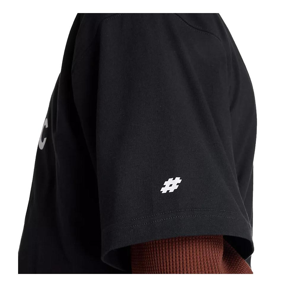 New Balance Numeric Linear Logo T-Shirt Black - Venue Skateboards