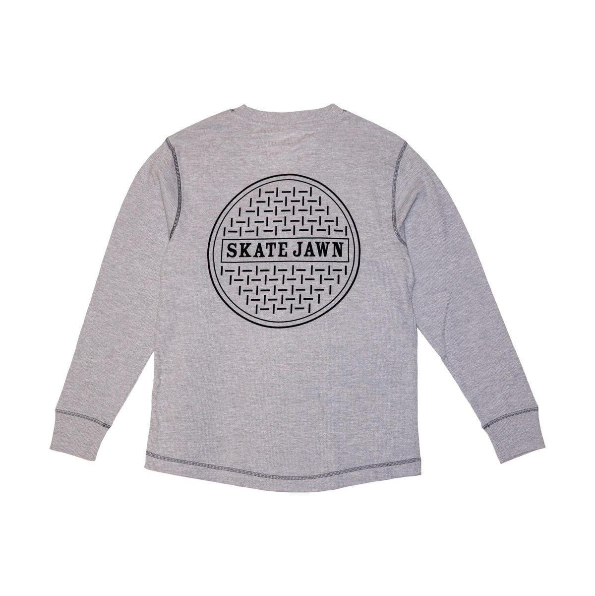 Skate Jawn Sewer Thermal Top Grey - Venue Skateboards