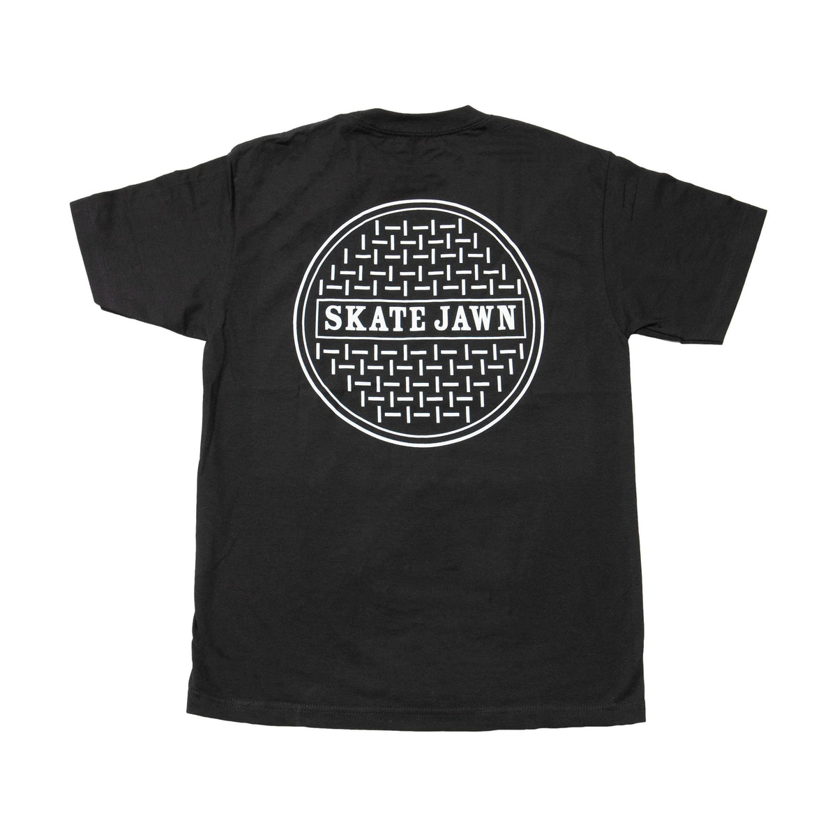 Skate Jawn Sewer Cap Tee Black - Venue Skateboards