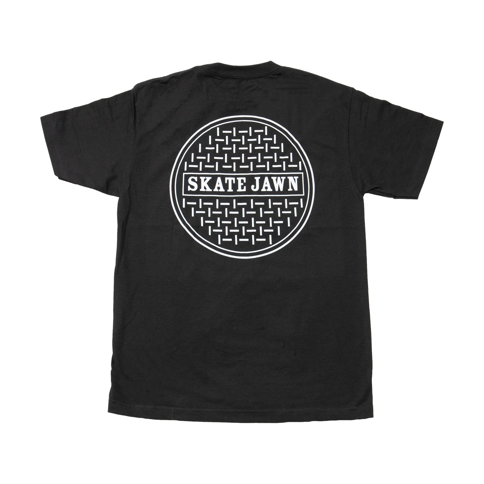 Skate Jawn Sewer Cap Tee Black - Venue Skateboards